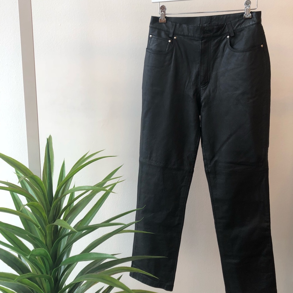 REAL LEATHER PANTS